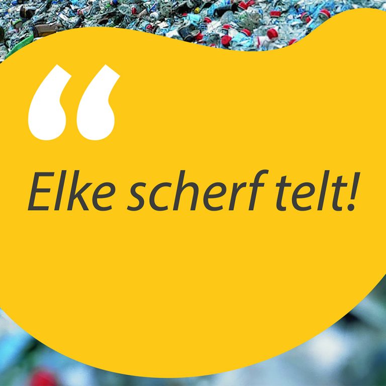 Elke scherf telt